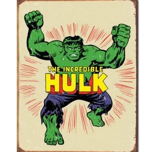 Incredible Hulk Tin Sign